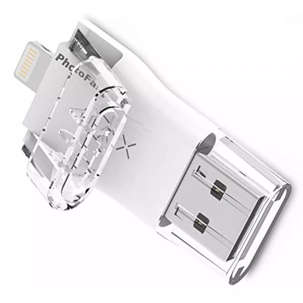 USB флеш накопитель PhotoFast 32GB i-Flashdrive MAX White USB/Lightning (IFDMAX32GB) - 4 USB флеш накопитель PhotoFast 32GB i-Flashdrive MAX White USB/Lightning (IFDMAX32GB) - 4