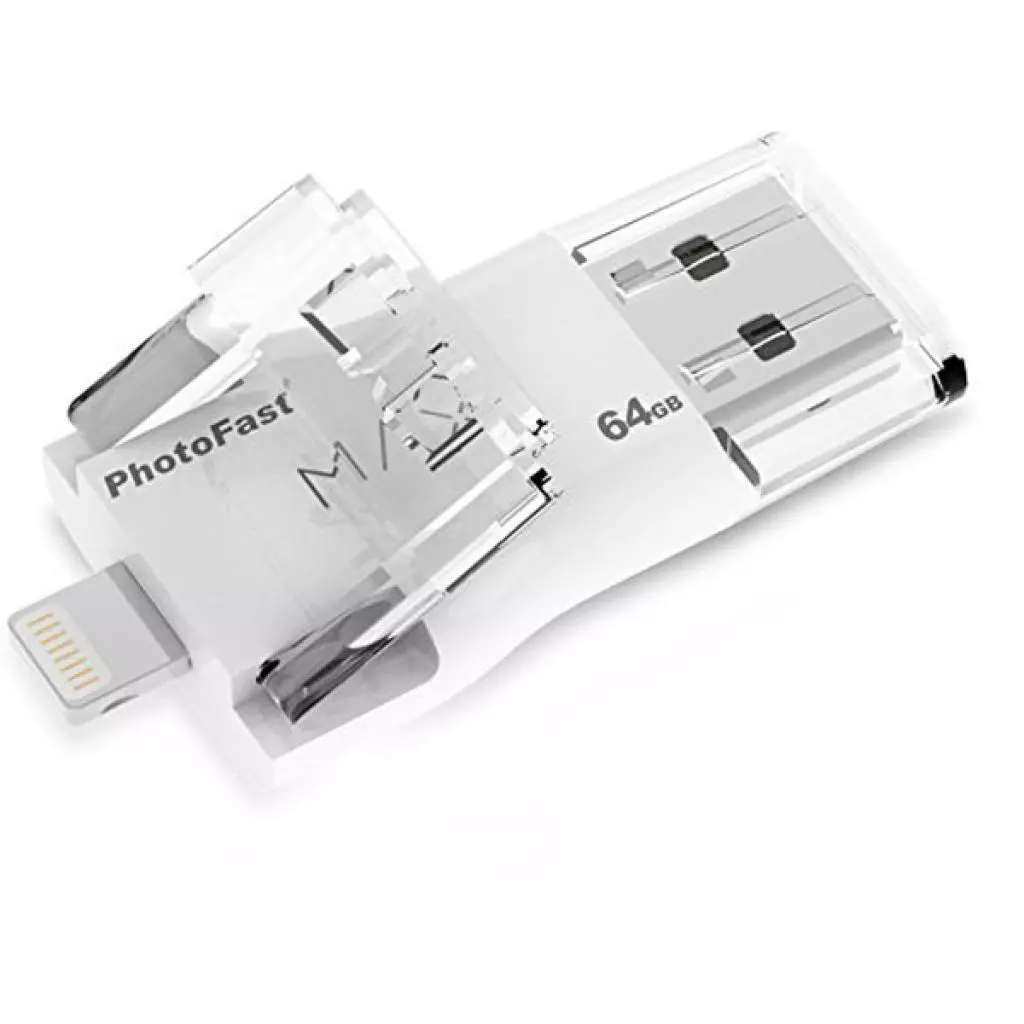 USB флеш накопитель PhotoFast 64GB i-Flashdrive MAX White USB/Lightning (IFDMAX64GB) - 5 USB флеш накопитель PhotoFast 64GB i-Flashdrive MAX White USB/Lightning (IFDMAX64GB) - 5
