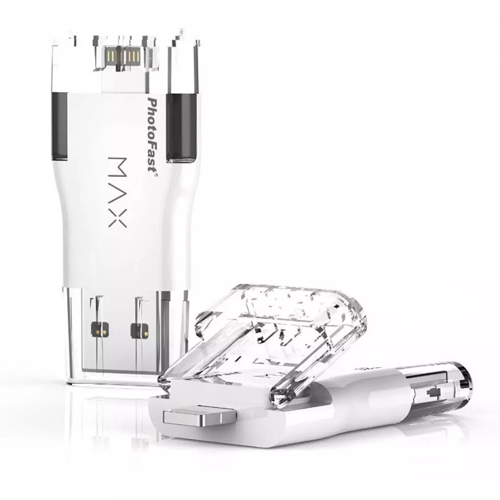 USB флеш накопитель PhotoFast 64GB i-Flashdrive MAX White USB/Lightning (IFDMAX64GB) - 9 USB флеш накопитель PhotoFast 64GB i-Flashdrive MAX White USB/Lightning (IFDMAX64GB) - 9