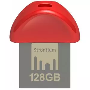 USB флеш накопитель Strontium Flash 128GB NANO RED USB 3.0 (SR128GRDNANOZ)