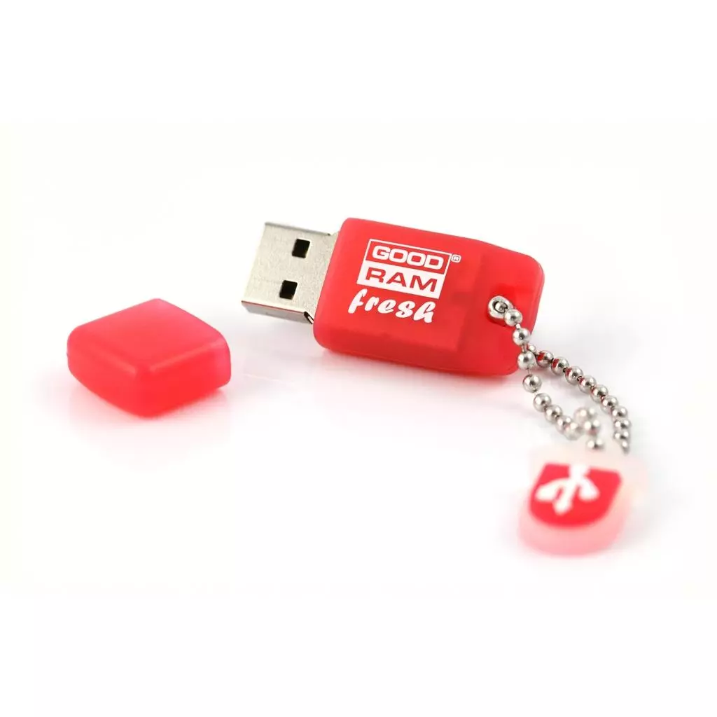 USB флеш накопитель Goodram 8GB FRESH Red USB 2.0 (UFR2-0080R0R11)