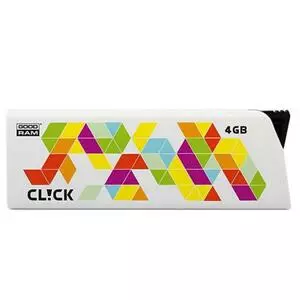 USB флеш накопитель Goodram 4GB Cl!ck White USB 2.0 (PD4GH2GRCLWR9)