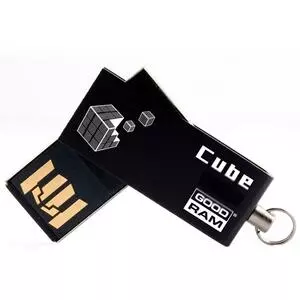 USB флеш накопитель Goodram 4GB Cube Black USB 2.0 (PD4GH2GRCUKR9)