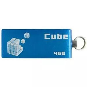 USB флеш накопитель Goodram 4GB Cube Blue USB 2.0 (PD4GH2GRCUBR9)