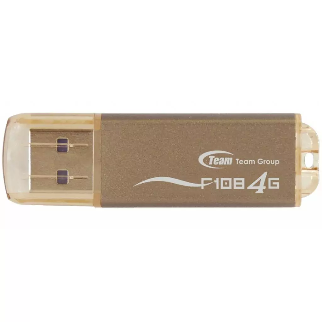 USB флеш накопитель Team 4GB F108 Brown USB 2.0 (TF1084GN01)