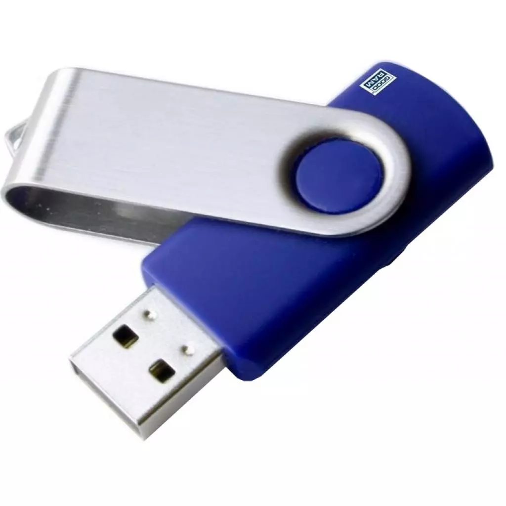 USB флеш накопитель Goodram 16GB Twister Blue USB 2.0 (PD16GH2GRTSBR9) - 1 USB флеш накопитель Goodram 16GB Twister Blue USB 2.0 (PD16GH2GRTSBR9) - 1