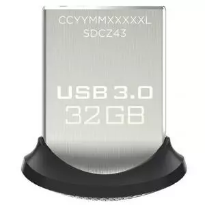 USB флеш накопитель SanDisk 32GB Ultra Fit USB 3.0 (SDCZ43-032G-GAM46)
