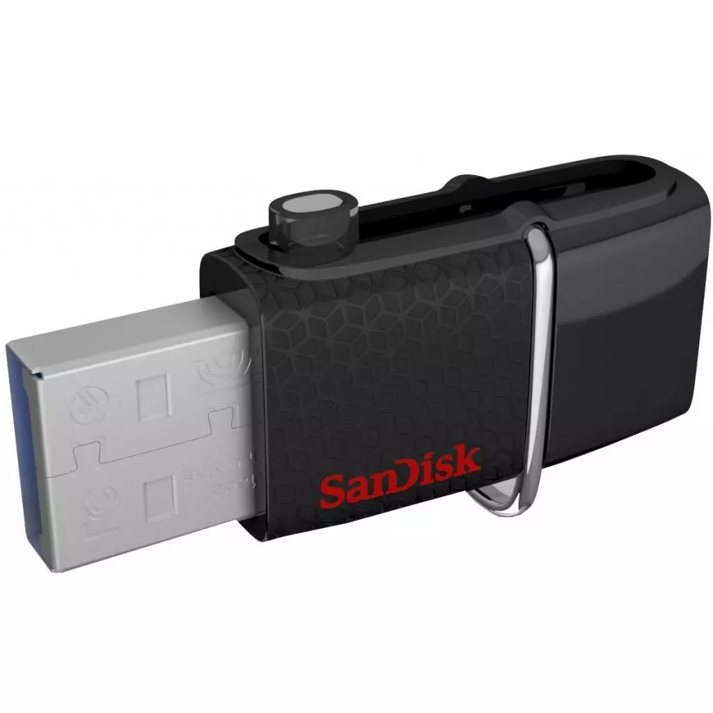 USB флеш накопитель SanDisk 64GB Ultra Dual Drive OTG Black USB 3.0 (SDDD2-064G-GAM46) - 4 USB флеш накопитель SanDisk 64GB Ultra Dual Drive OTG Black USB 3.0 (SDDD2-064G-GAM46) - 4