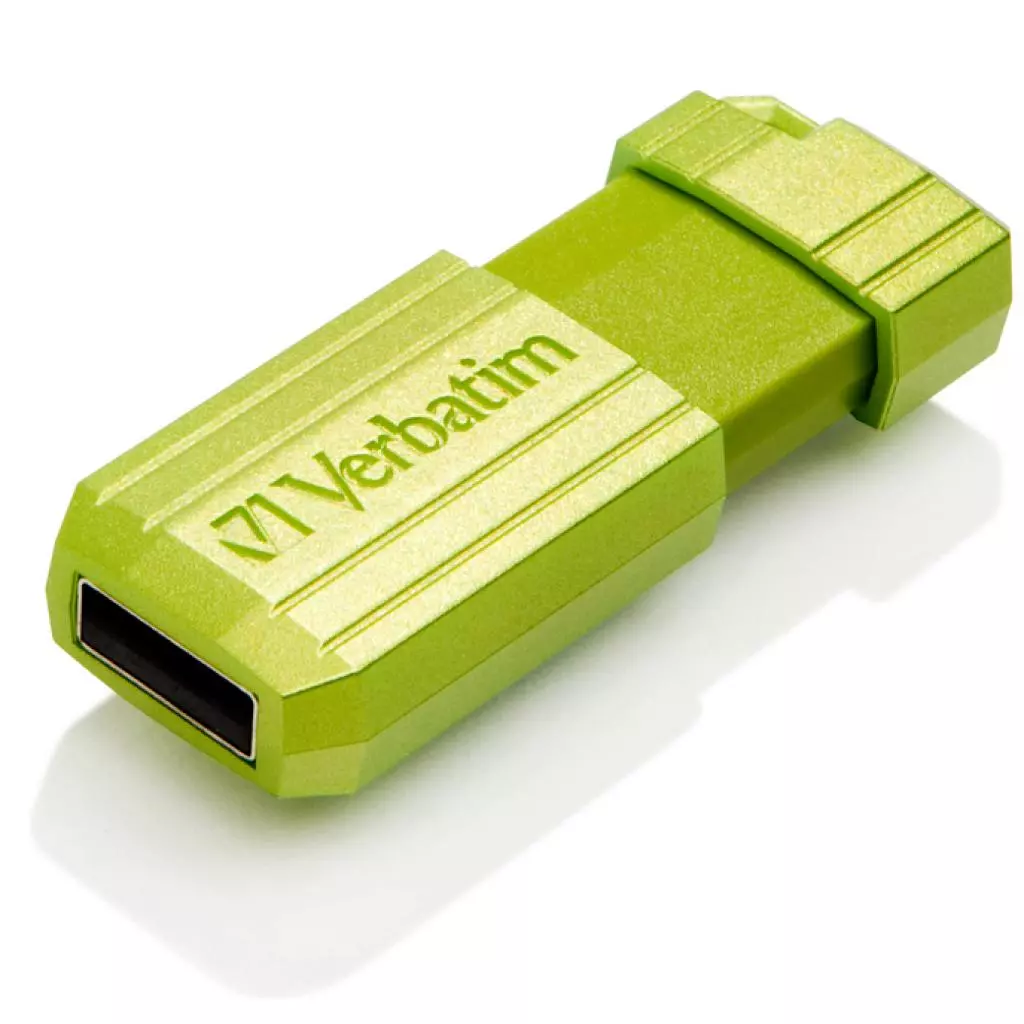 USB флеш накопитель Verbatim 16GB Store 'n' Go PinStripe Green USB 2.0 (49070) - 2 USB флеш накопитель Verbatim 16GB Store 'n' Go PinStripe Green USB 2.0 (49070) - 2