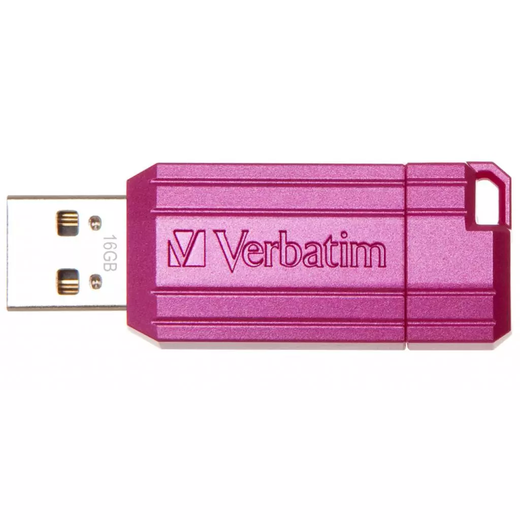USB флеш накопитель Verbatim 16GB Store 'n' Go PinStripe Pink USB 2.0 (49067) - 1 USB флеш накопитель Verbatim 16GB Store 'n' Go PinStripe Pink USB 2.0 (49067) - 1