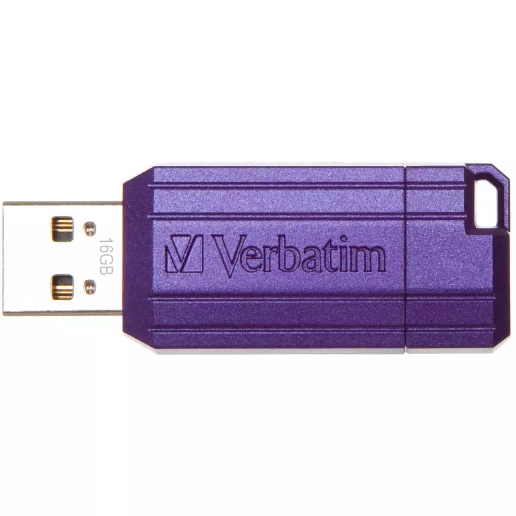 USB флеш накопитель Verbatim 16GB Store 'n' Go PinStripe Violet USB 2.0 (49058) - 1