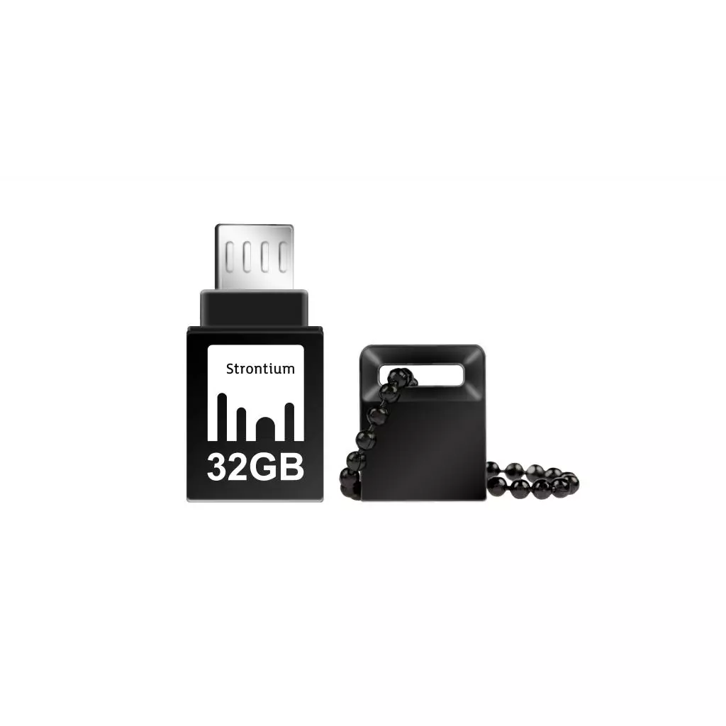USB флеш накопитель Strontium Flash 32GB Nitro Silver OTG USB 3.0 (SR32GBBOTG2Z)