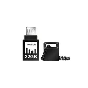 USB флеш накопитель Strontium Flash 32GB Nitro Silver OTG USB 3.0 (SR32GBBOTG2Z)
