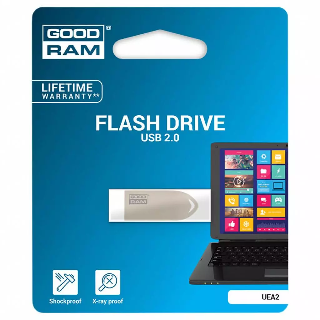 USB флеш накопитель Goodram 32GB EAZZY USB 2.0 (UEA2-0320S0R11) - 1