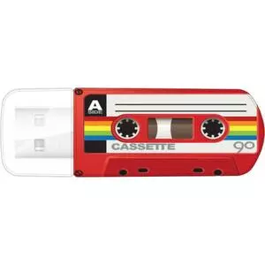 USB флеш накопитель Verbatim 32GB Mini cassette edition Red USB 2.0 (49392)