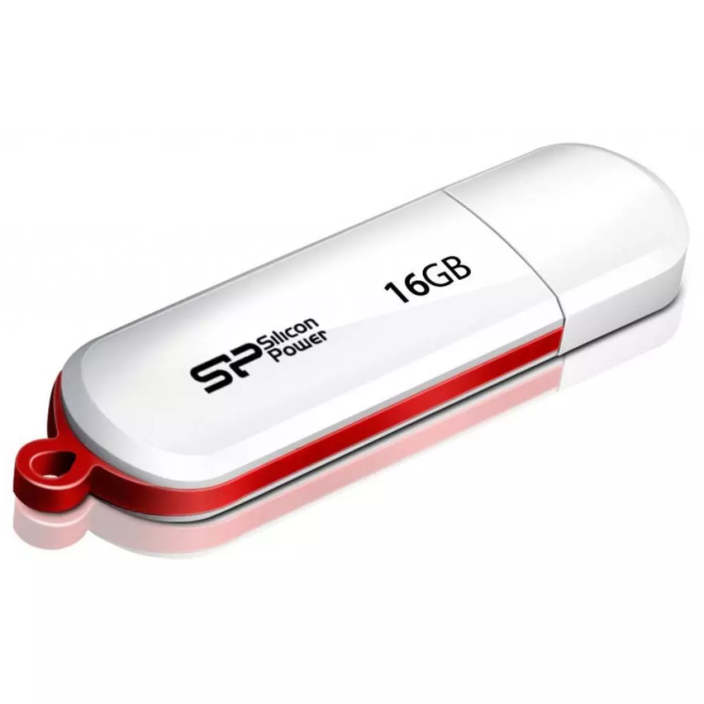 USB флеш накопитель Silicon Power 16GB LuxMini 320 White USB 2.0 (SP016GBUF2320N1W) - 1 USB флеш накопитель Silicon Power 16GB LuxMini 320 White USB 2.0 (SP016GBUF2320N1W) - 1