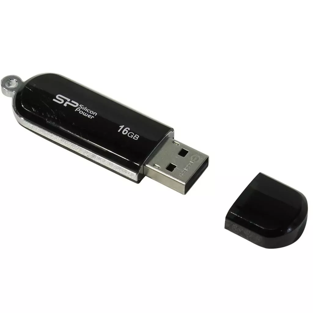 USB флеш накопитель Silicon Power 16GB LuxMini 322 Black USB 2.0 (SP016GBUF2322N1K) - 2 USB флеш накопитель Silicon Power 16GB LuxMini 322 Black USB 2.0 (SP016GBUF2322N1K) - 2
