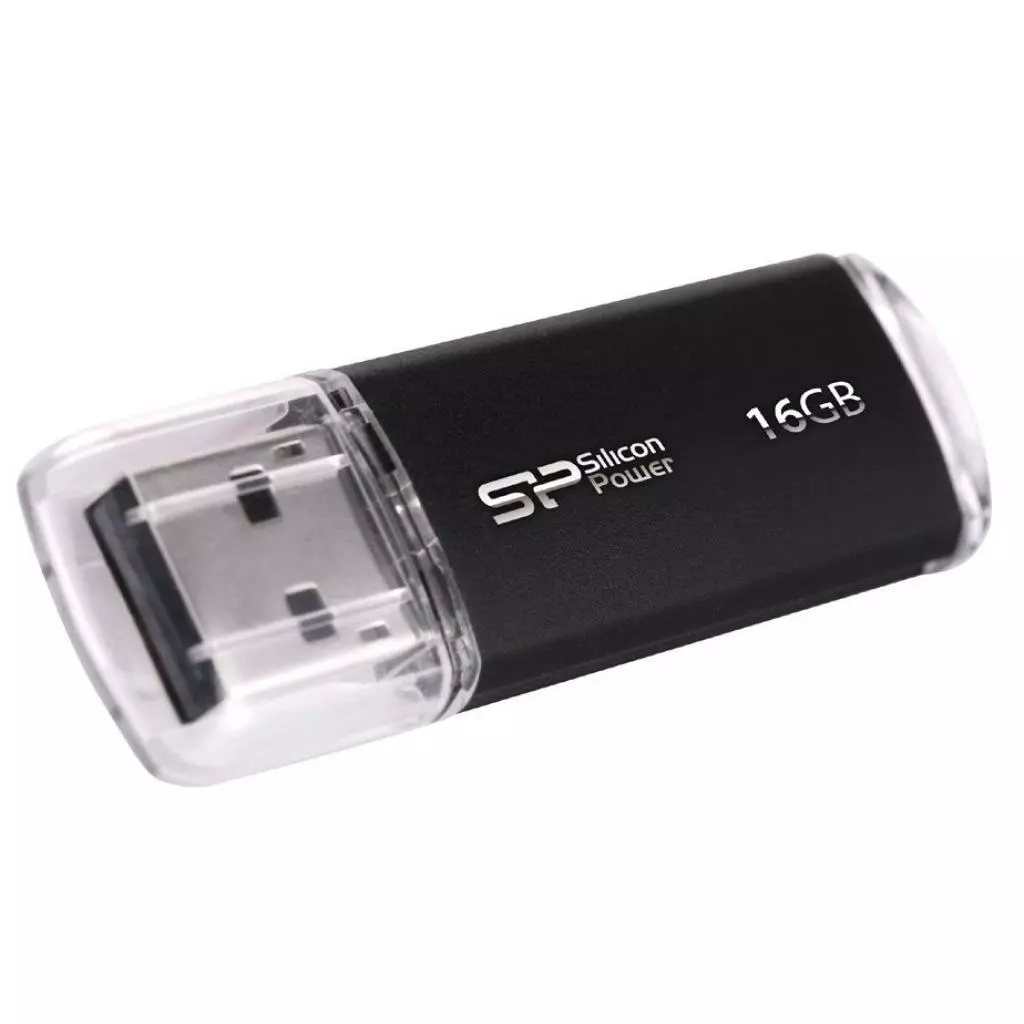 USB флеш накопитель Silicon Power 16GB Ultima II I-Series Black USB 2.0 (SP016GBUF2M01N1K) - 2