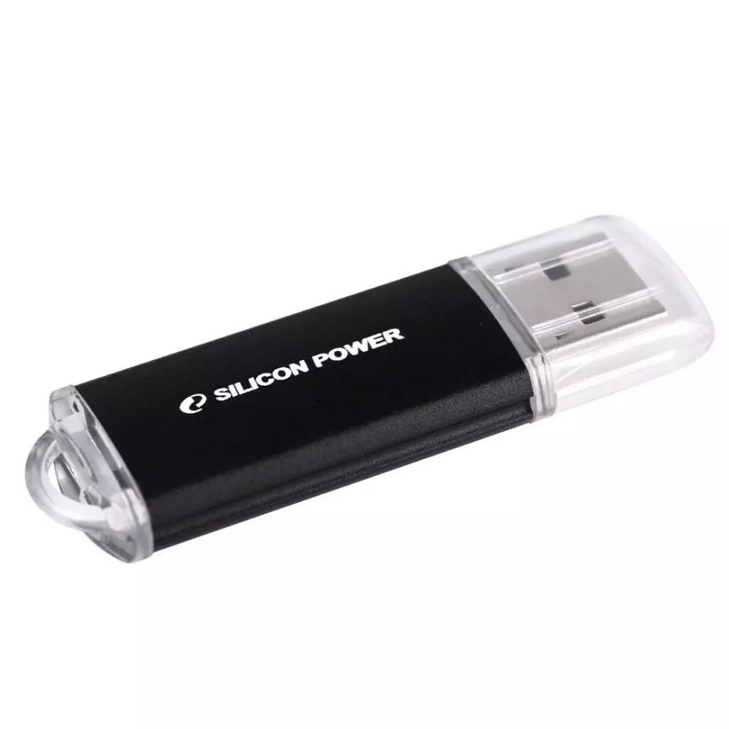 USB флеш накопитель Silicon Power 16GB Ultima II I-Series Black USB 2.0 (SP016GBUF2M01N1K) - 3