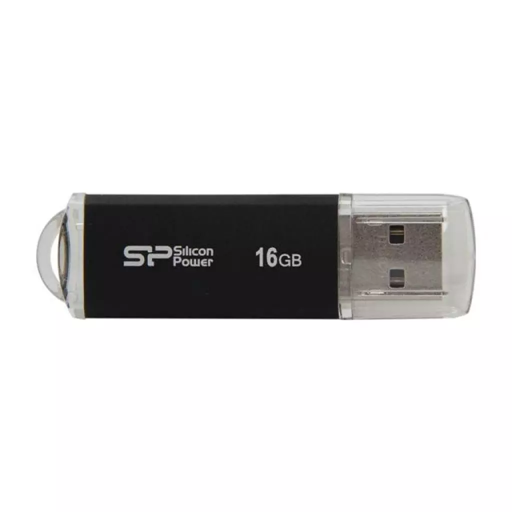 USB флеш накопитель Silicon Power 16GB Ultima II I-Series Black USB 2.0 (SP016GBUF2M01N1K)