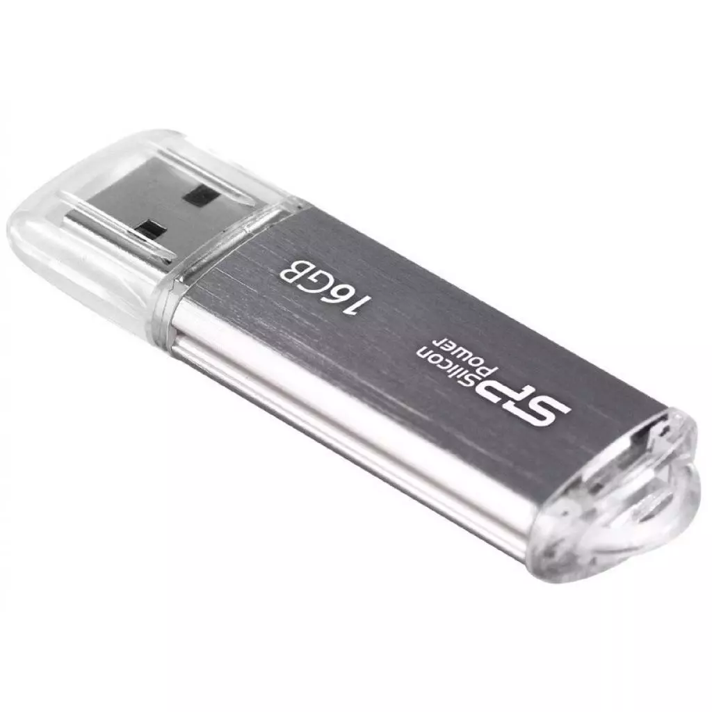 USB флеш накопитель Silicon Power 16GB Ultima II I-Series Silver USB 2.0 (SP016GBUF2M01N1S) - 1