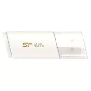 USB флеш накопитель Silicon Power 64GB Blaze B06 White USB 3.0 (SP064GBUF3B06V1W)