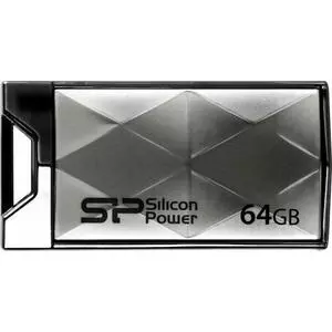 USB флеш накопитель Silicon Power 64GB Touch 850 Titanium USB 2.0 (SP064GBUF2850V1T)