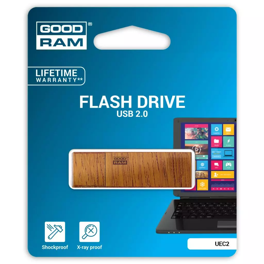 USB флеш накопитель Goodram 128GB UEC2 Eco USB 2.0 (UEC2-1280N0R11) - 3
