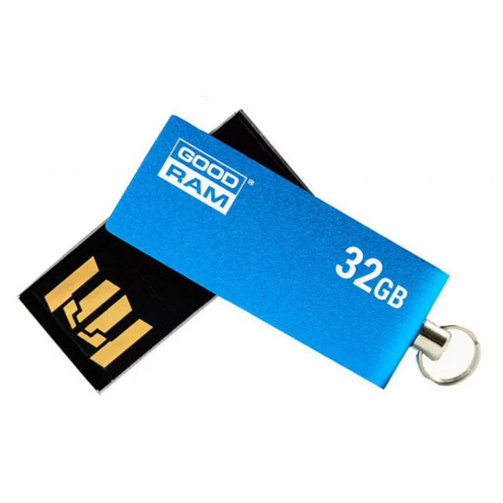 USB флеш накопитель Goodram 32GB UCU2 Cube Blue USB 2.0 (UCU2-0320B0R11) - 1 USB флеш накопитель Goodram 32GB UCU2 Cube Blue USB 2.0 (UCU2-0320B0R11) - 1