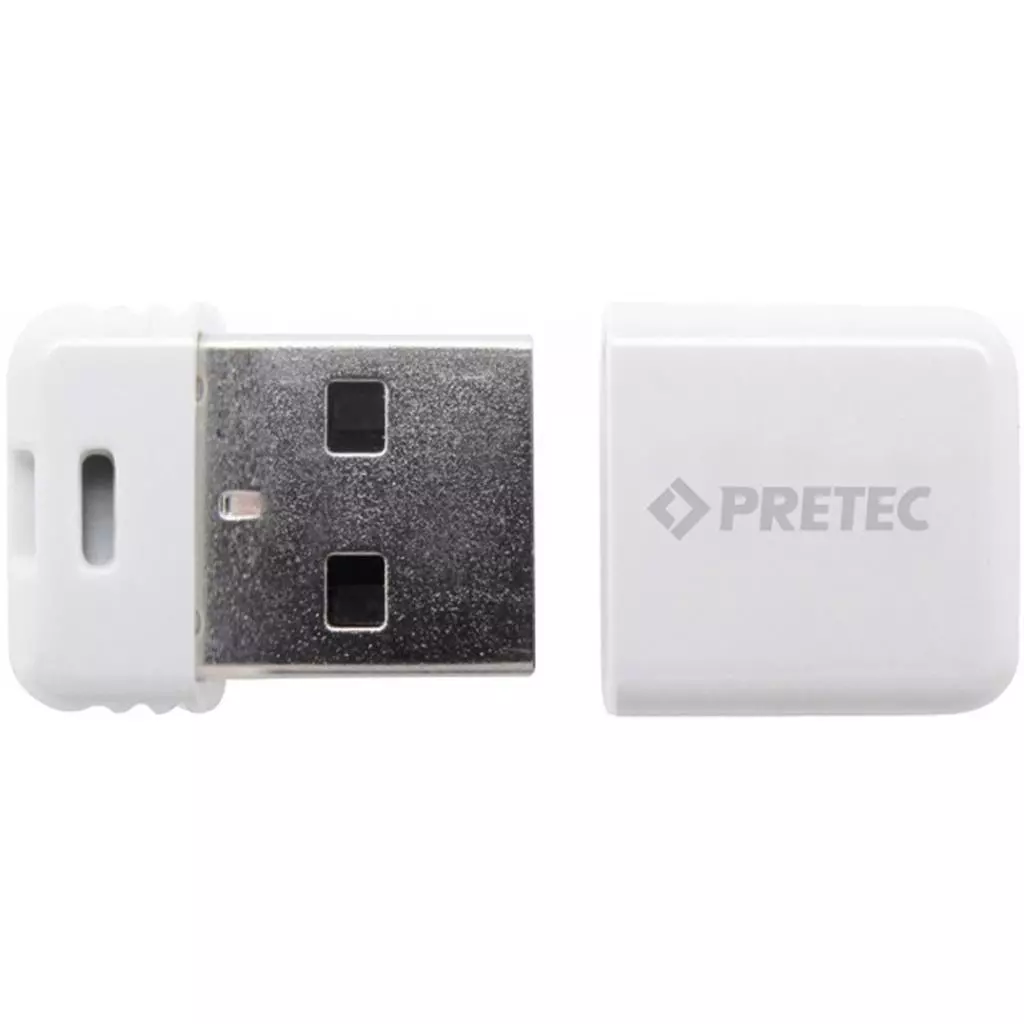 USB флеш накопитель Pretec 8GB i-Disk Poco White USB 2.0 (POC08G-W) - 1 USB флеш накопитель Pretec 8GB i-Disk Poco White USB 2.0 (POC08G-W) - 1
