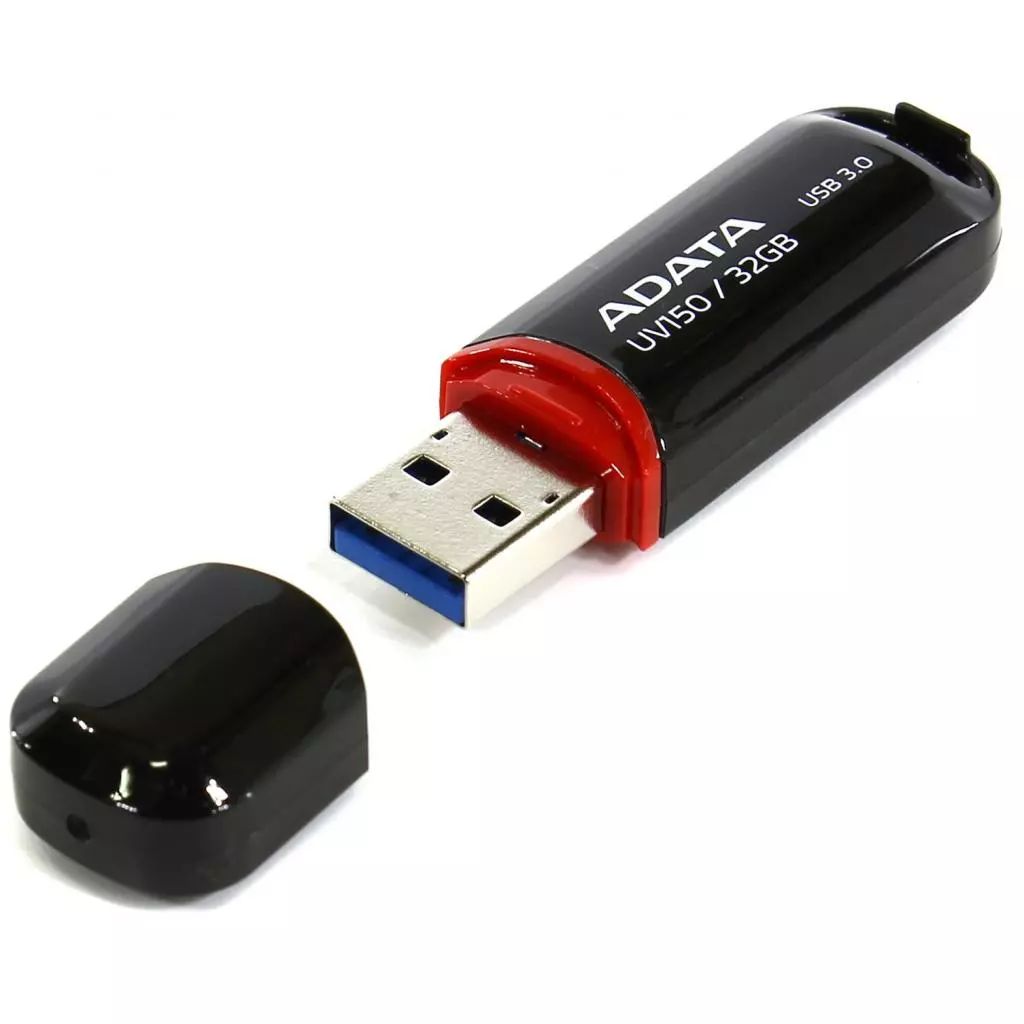 USB флеш накопитель ADATA 128GB UV150 Black USB 3.0 (AUV150-128G-RBK) - 2 USB флеш накопитель ADATA 128GB UV150 Black USB 3.0 (AUV150-128G-RBK) - 2