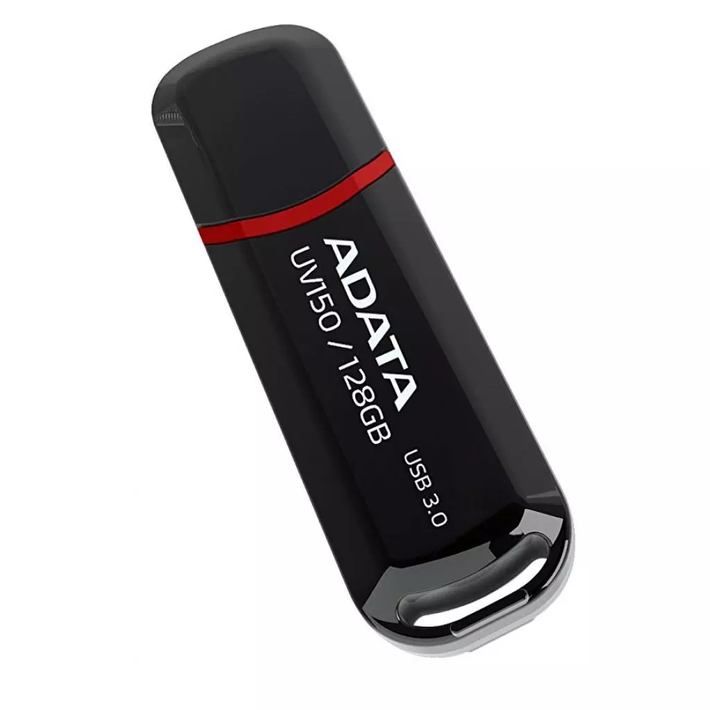 USB флеш накопитель ADATA 128GB UV150 Black USB 3.0 (AUV150-128G-RBK) - 3 USB флеш накопитель ADATA 128GB UV150 Black USB 3.0 (AUV150-128G-RBK) - 3