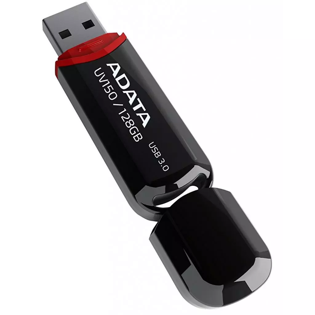 USB флеш накопитель ADATA 128GB UV150 Black USB 3.0 (AUV150-128G-RBK) - 4 USB флеш накопитель ADATA 128GB UV150 Black USB 3.0 (AUV150-128G-RBK) - 4