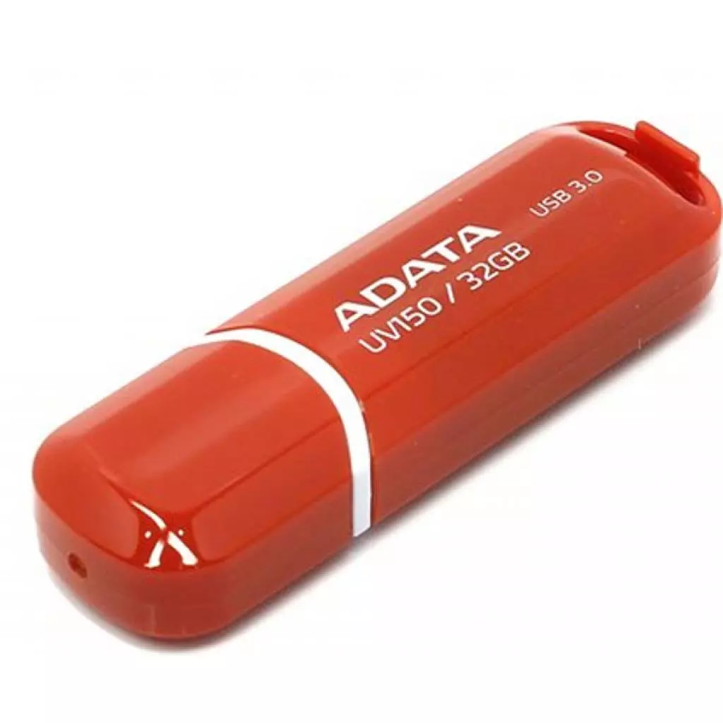 USB флеш накопитель ADATA 32GB UV150 Red USB 3.0 (AUV150-32G-RRD) - 1