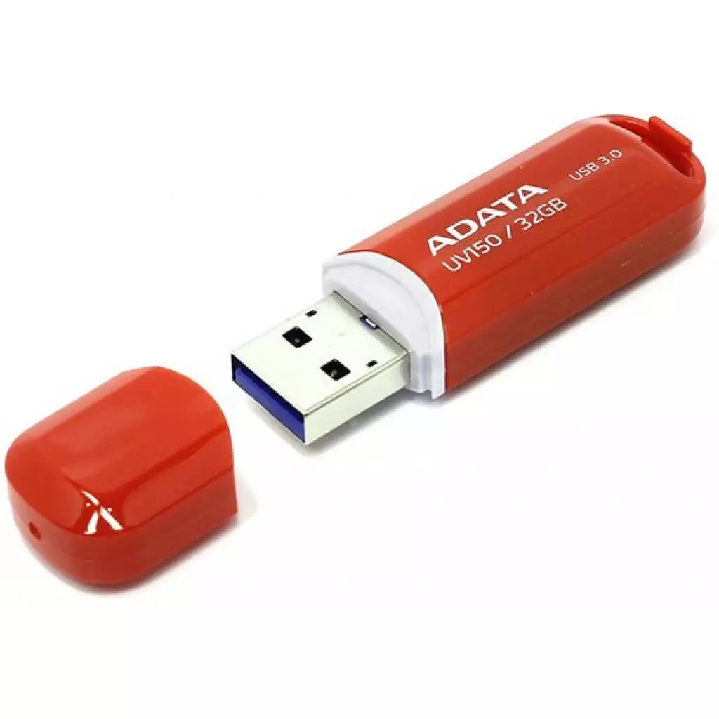 USB флеш накопитель ADATA 32GB UV150 Red USB 3.0 (AUV150-32G-RRD) - 2