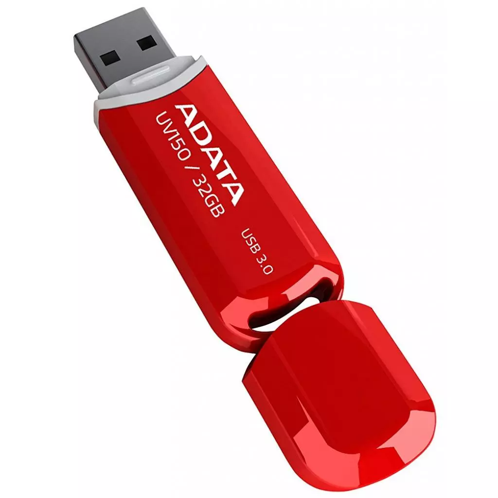 USB флеш накопитель ADATA 32GB UV150 Red USB 3.0 (AUV150-32G-RRD) - 4