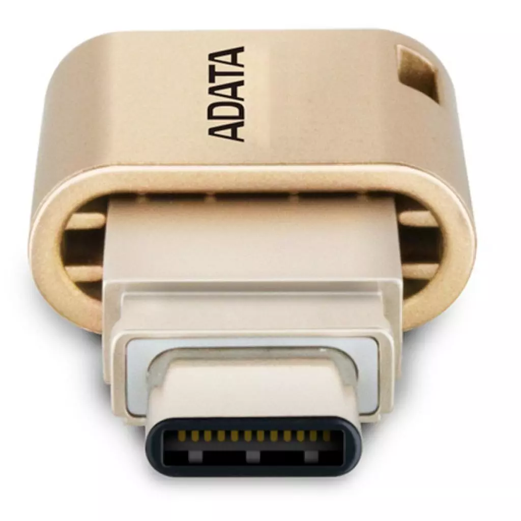 USB флеш накопитель ADATA 32GB UC350 Gold USB 3.1/Type-C (AUC350-32G-CGD) - 3 USB флеш накопитель ADATA 32GB UC350 Gold USB 3.1/Type-C (AUC350-32G-CGD) - 3