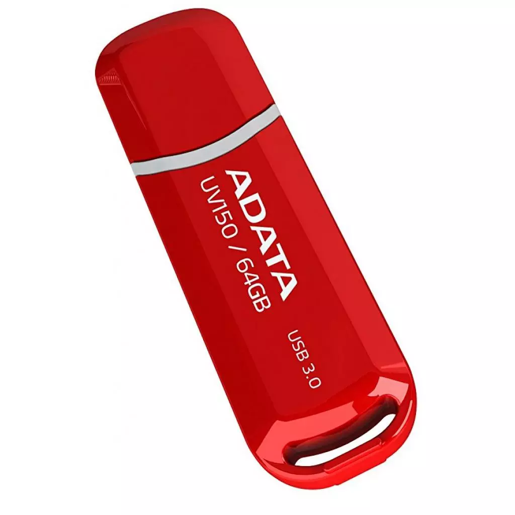 USB флеш накопитель ADATA 64GB UV150 Red USB 3.0 (AUV150-64G-RRD) - 1 USB флеш накопитель ADATA 64GB UV150 Red USB 3.0 (AUV150-64G-RRD) - 1