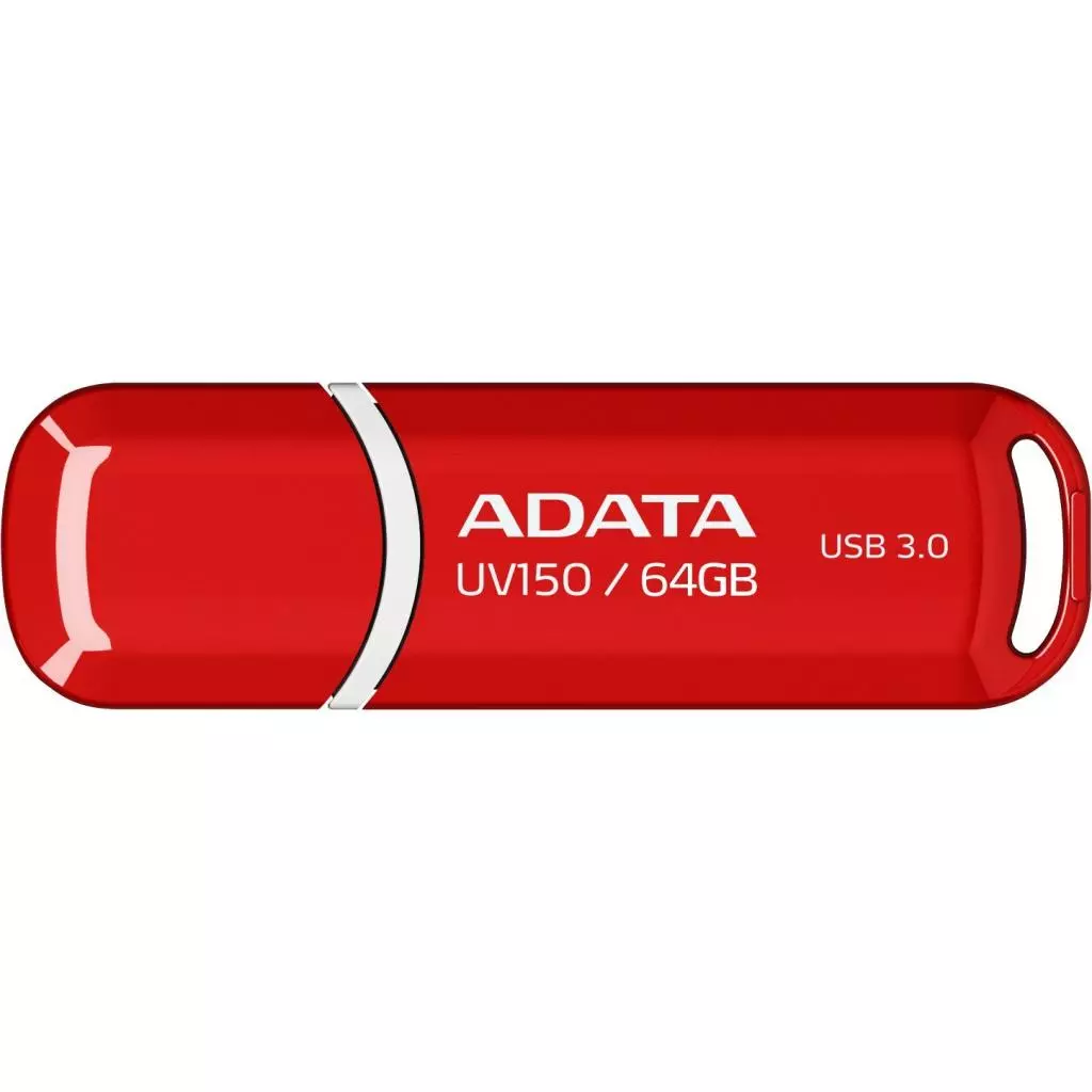 USB флеш накопитель ADATA 64GB UV150 Red USB 3.0 (AUV150-64G-RRD)
