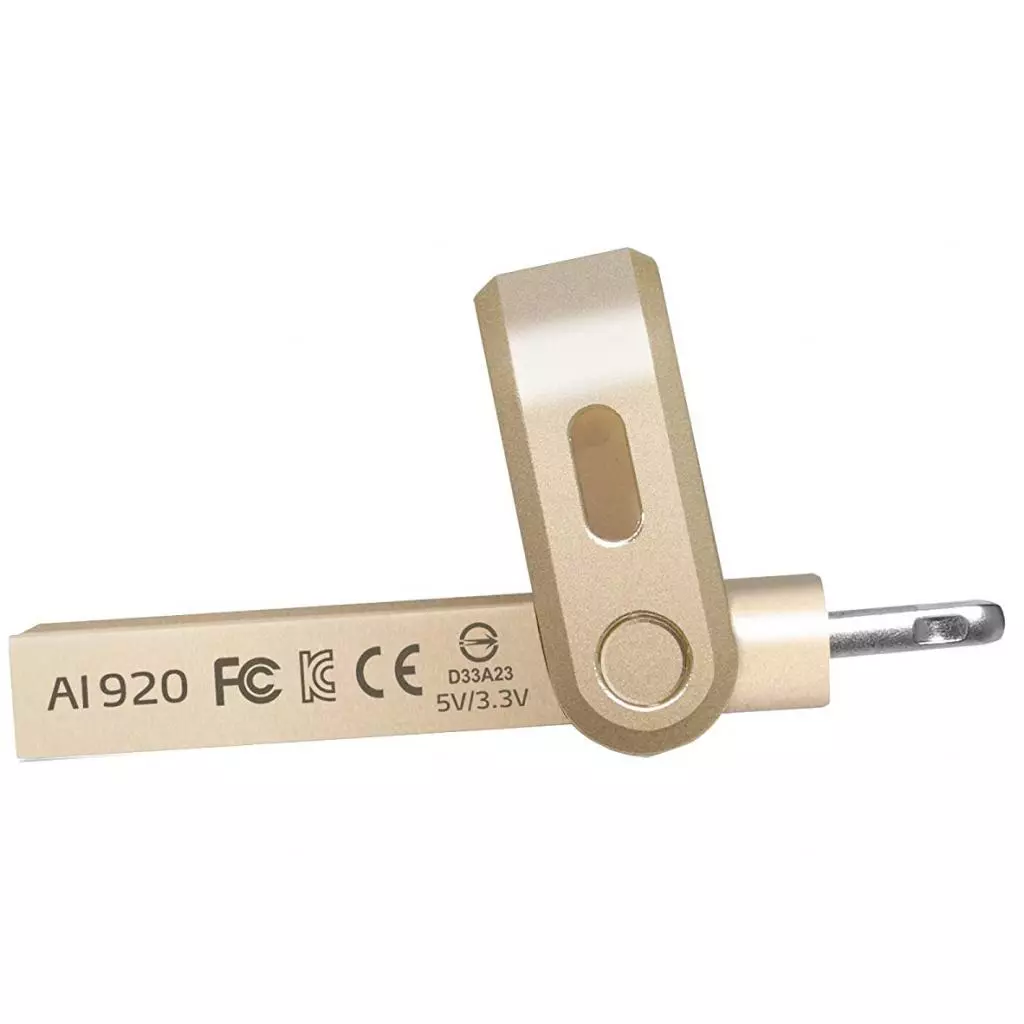 USB флеш накопитель ADATA 128GB I920 Gold USB 3.1 Gen1 /Lightning (AAI920-128G-CGD) - 3 USB флеш накопитель ADATA 128GB I920 Gold USB 3.1 Gen1 /Lightning (AAI920-128G-CGD) - 3