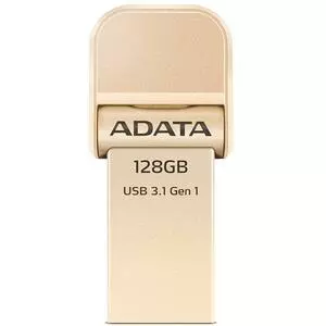 USB флеш накопитель ADATA 128GB I920 Gold USB 3.1 Gen1 /Lightning (AAI920-128G-CGD)