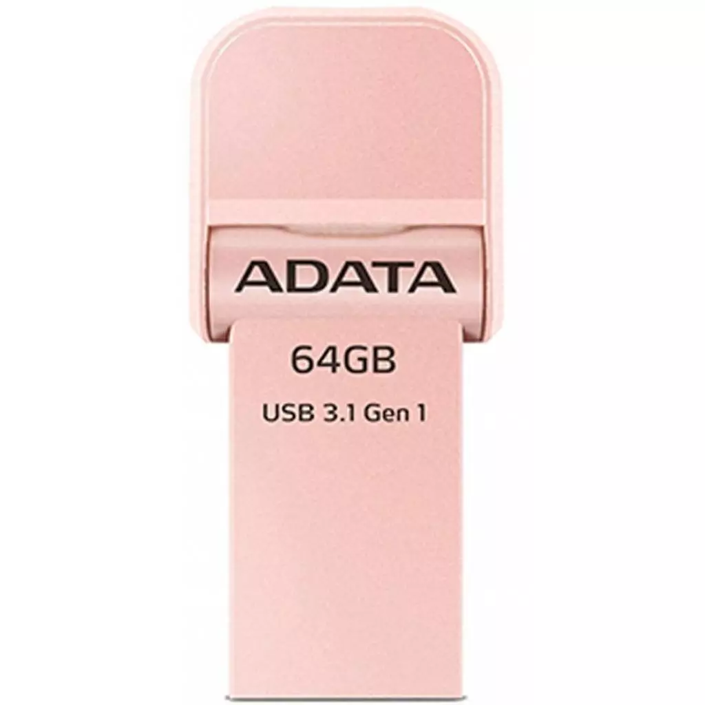 USB флеш накопитель ADATA 64GB I920 Rose Gold USB 3.1 Gen1 /Lightning (AAI920-64G-CRG)