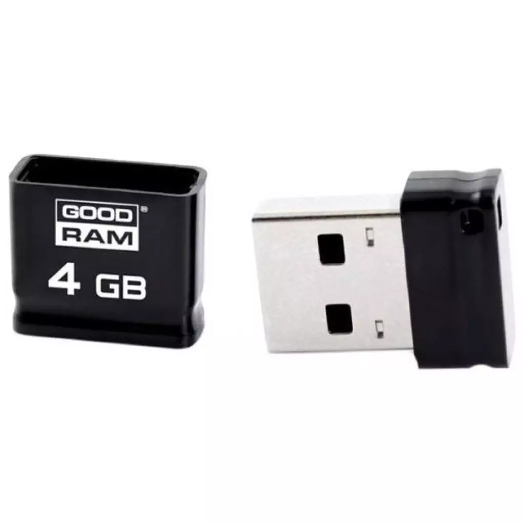 USB флеш накопитель Goodram 4GB UPI2 (Piccolo) Black USB 2.0 (UPI2-0040K0R11) - 1