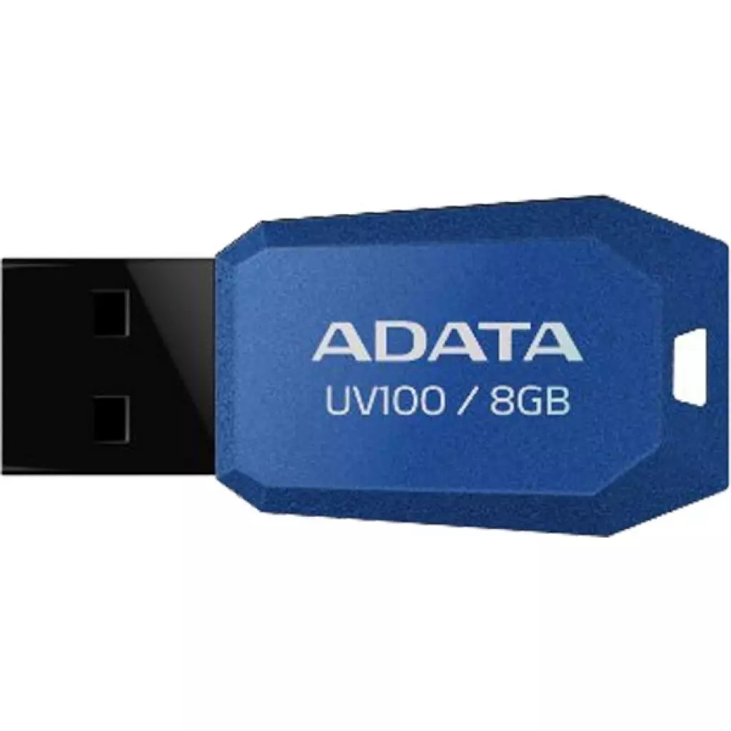 USB флеш накопитель ADATA 8GB DashDrive UV100 Blue USB 2.0 (AUV100-8G-RBL)