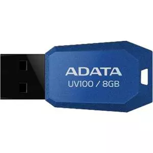 USB флеш накопитель ADATA 8GB DashDrive UV100 Blue USB 2.0 (AUV100-8G-RBL)
