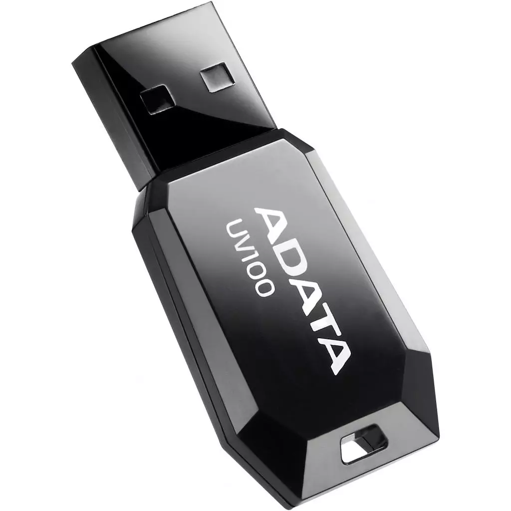 USB флеш накопитель ADATA 8GB DashDrive UV100 Black USB 2.0 (AUV100-8G-RBK) - 2