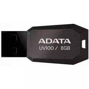 USB флеш накопитель ADATA 8GB DashDrive UV100 Black USB 2.0 (AUV100-8G-RBK)