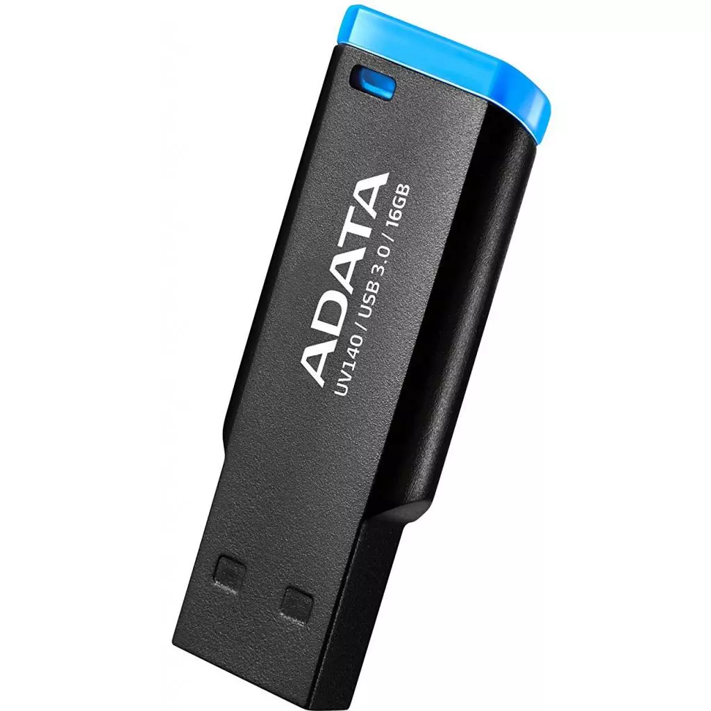 USB флеш накопитель ADATA 16GB UV140 Black+Blue USB 3.0 (AUV140-16G-RBE) - 1 USB флеш накопитель ADATA 16GB UV140 Black+Blue USB 3.0 (AUV140-16G-RBE) - 1