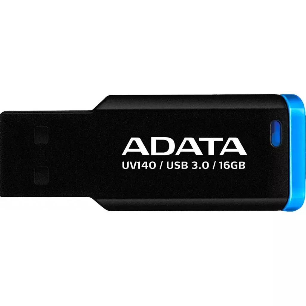 USB флеш накопитель ADATA 16GB UV140 Black+Blue USB 3.0 (AUV140-16G-RBE)