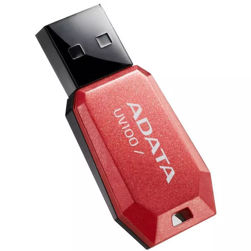 USB флеш накопитель ADATA 8GB DashDrive UV100 Red USB 2.0 (AUV100-8G-RRD) - 2